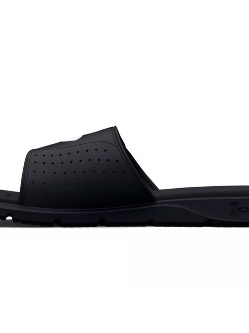 NWT! Under Armour Men's Ignite Pro Slides Size 18 Black/Black Sandals